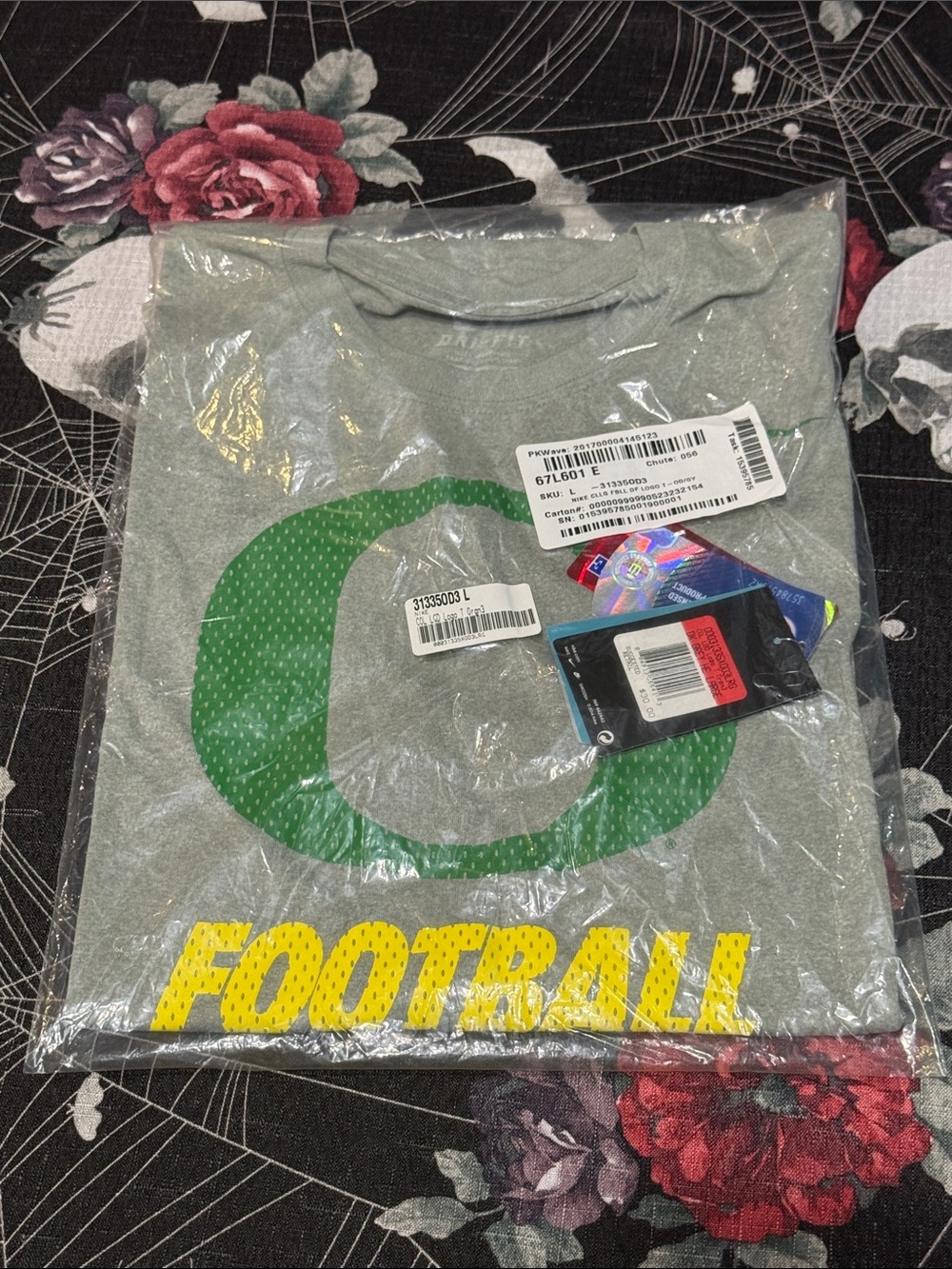 NWT 2014 NIKE DRI-FIT UO UNIVERSITY OREGON DUCKS FOOTBALL LEGEND TEE SZ MENS L